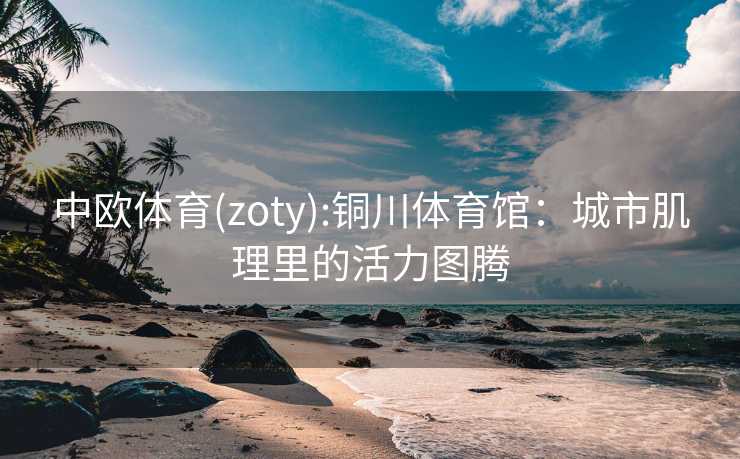 中欧体育(zoty):铜川体育馆：城市肌理里的活力图腾