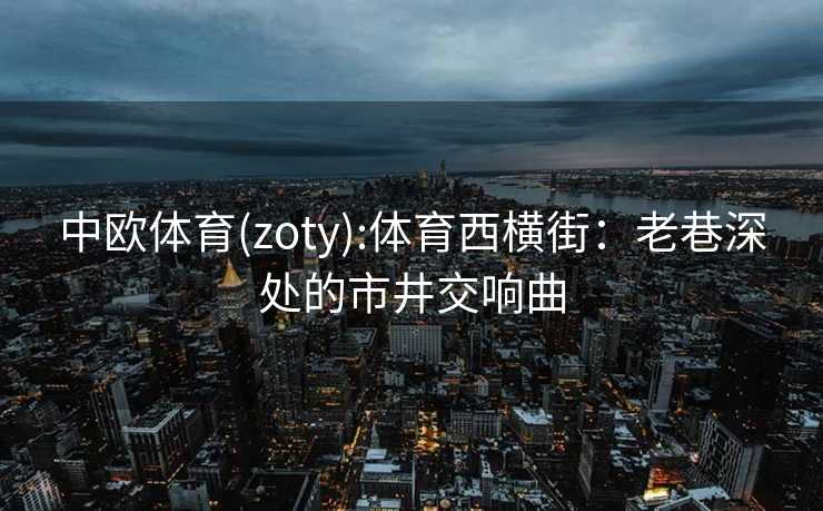 中欧体育(zoty):体育西横街:老巷深处的市井交响曲 中欧体育(zoty):体育西横街:老巷深处的市井交响曲